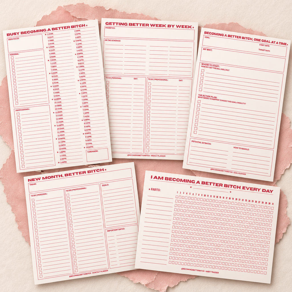 The Planning Package | 5 Printable + Digital PDFs