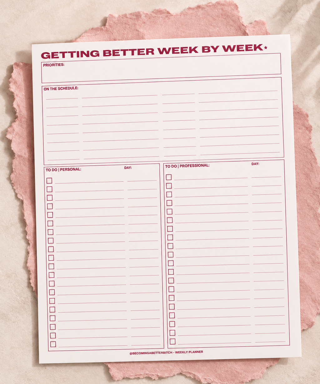 The Weekly Planner | Printable + Digital PDF